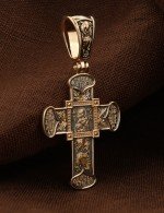 Крест из золота 585 пробы