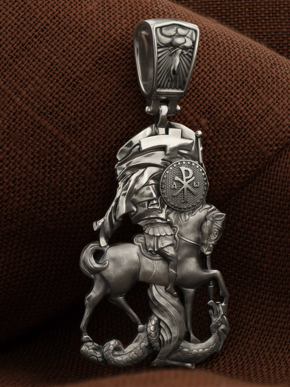 Образок из белого золота