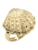 Кольцо из лимонного золота c рубином