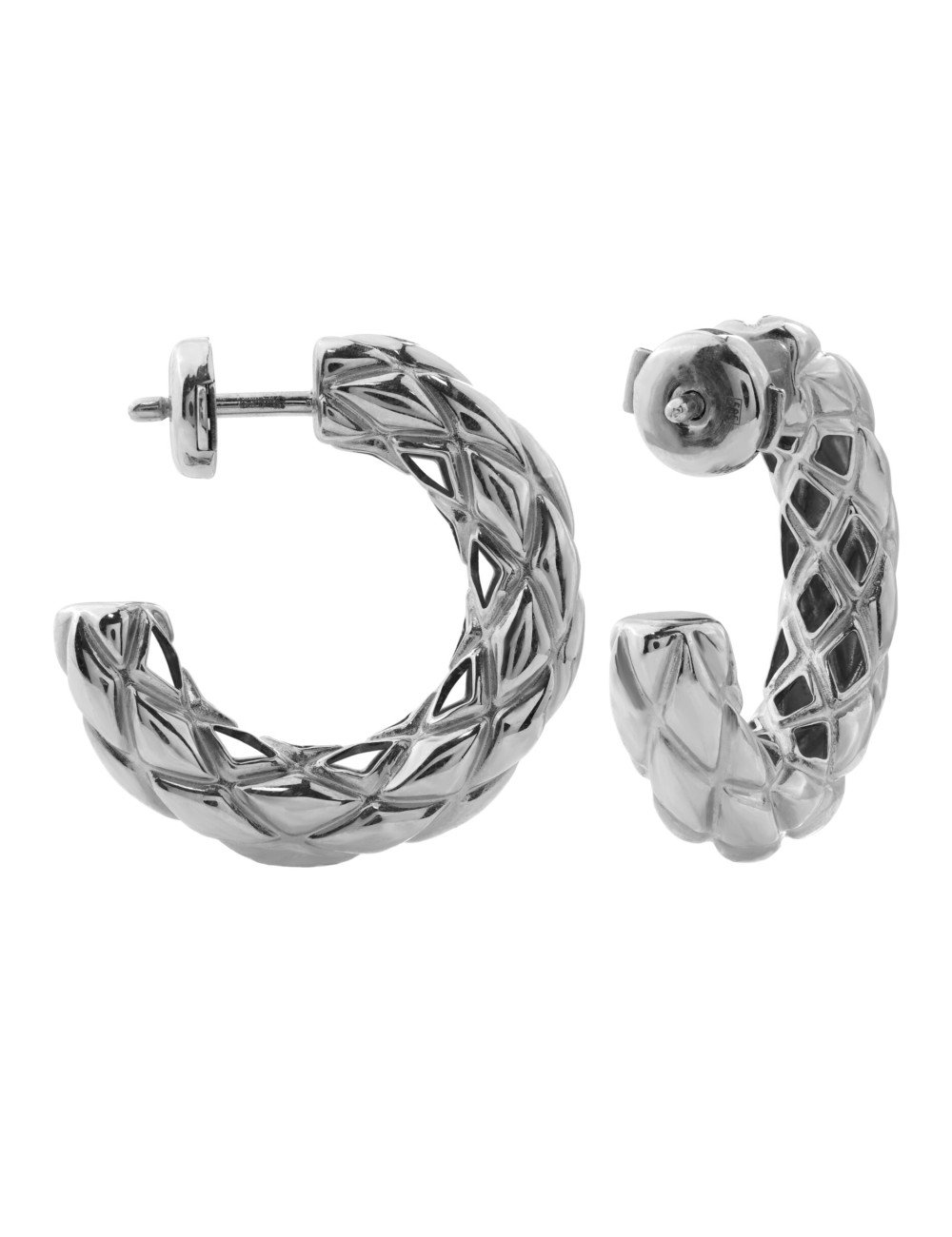 Серьги из белого золота 585 пробы