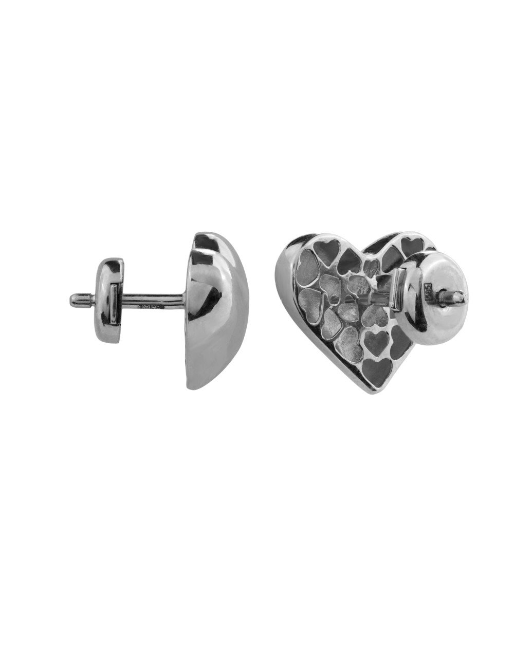 Серьги из белого золота 585 пробы