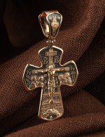 Крест из золота 585 пробы
