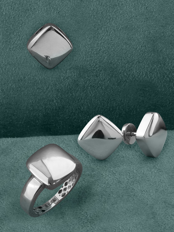 Подвеска из белого золота