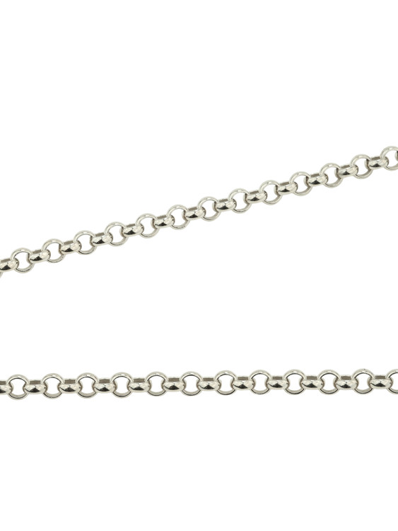 Цепь из белого золота