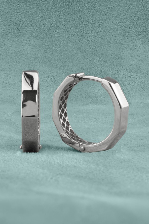 Серьги из белого золота 585 пробы