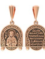 Образок из золота 585 пробы