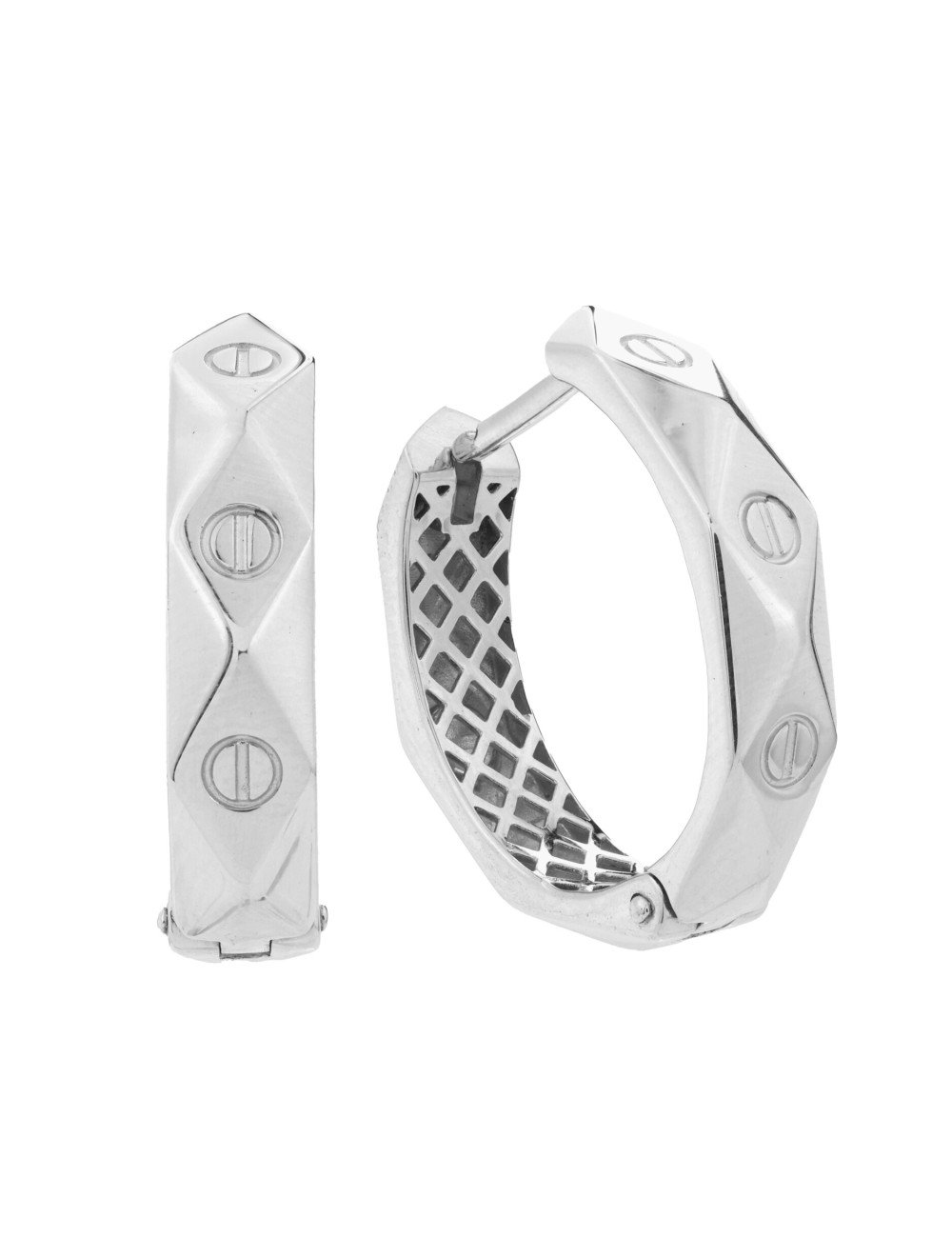 Серьги из белого золота 585 пробы