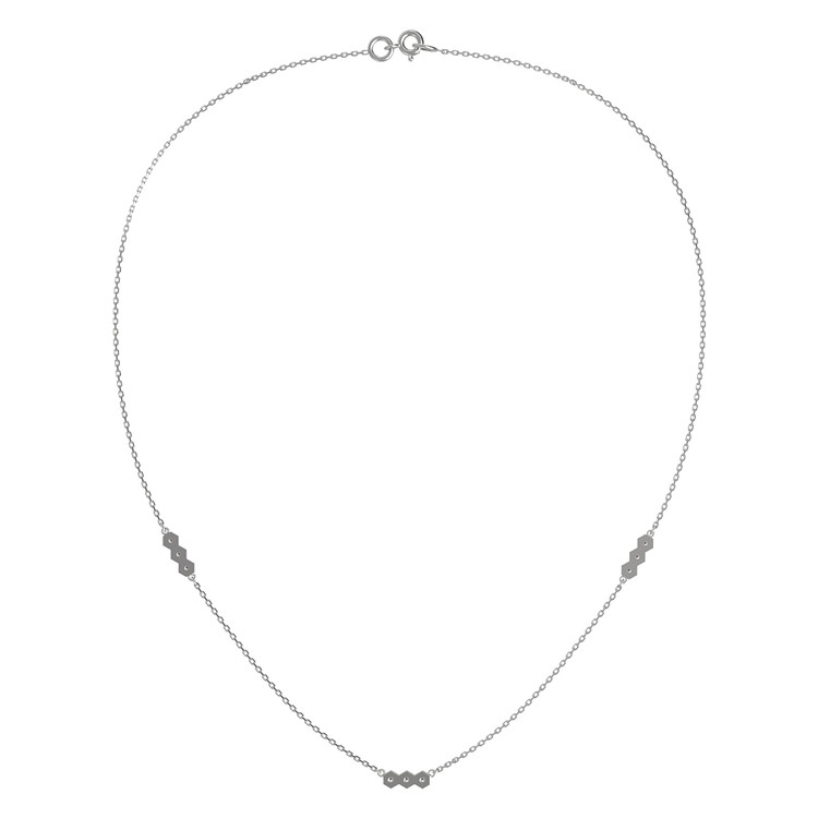 Колье из белого золота c бриллиантами