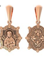 Образок из золота 585 пробы