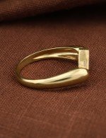 Кольцо из зелёного золота 585 пробы