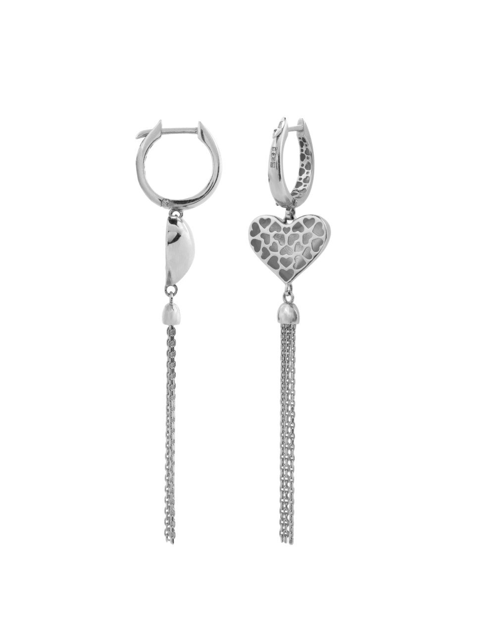 Серьги из белого золота 585 пробы