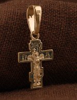 Крест из золота 585 пробы