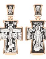 Крест из золота 585 пробы