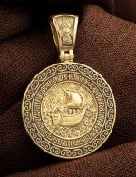 Образок из лимонного золота