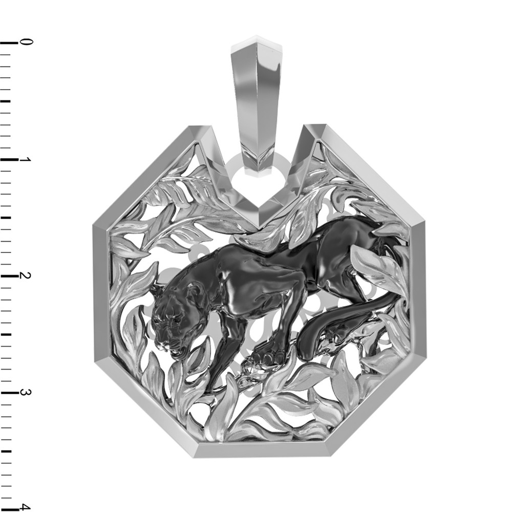 Подвеска из белого золота