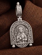 Образок из белого золота 585 пробы