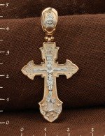 Крест из золота 585 пробы