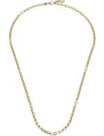 Цепь из лимонного золота c фианитом