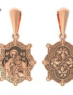 Образок из золота 585 пробы