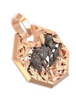 Подвеска из золота 585 пробы
