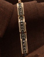 Крест из золота 585 пробы c ониксом