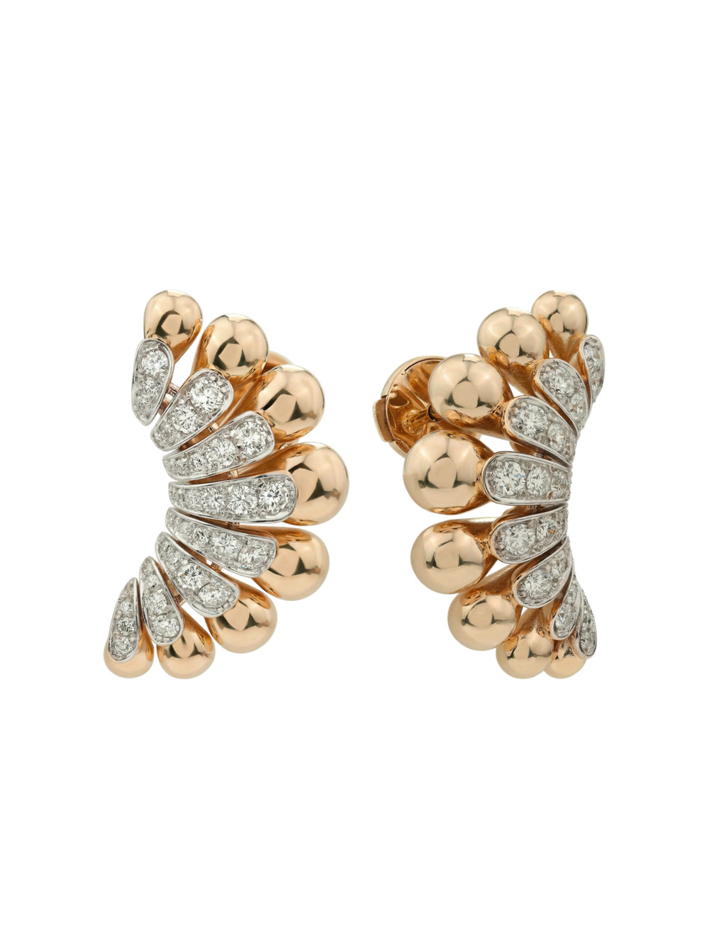 Серьги из золота c бриллиантами