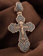 Крест из золота 585 пробы