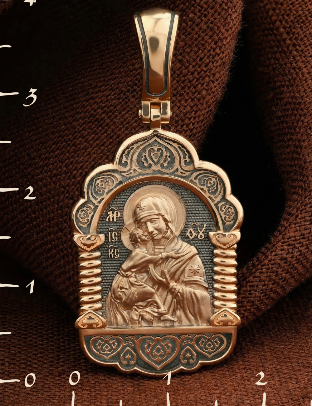 Образок из золота 585 пробы
