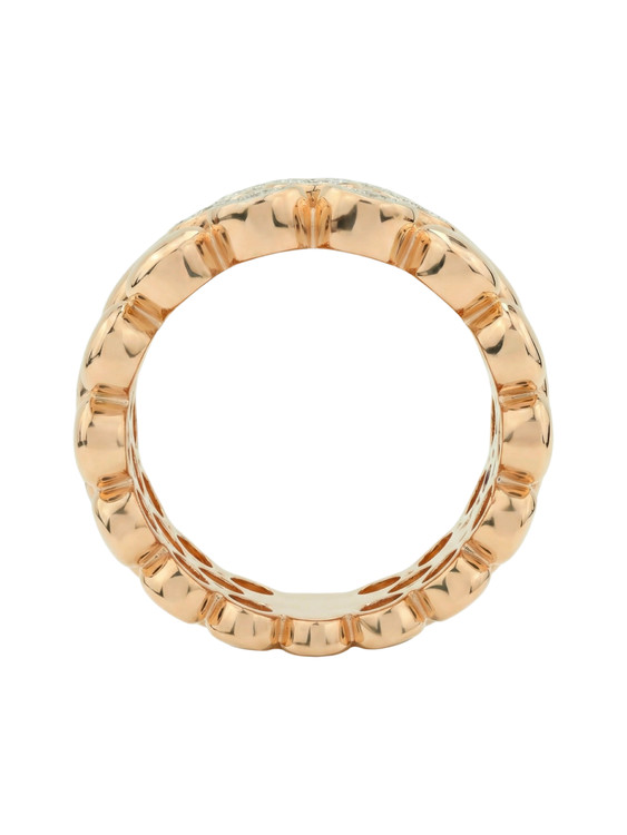 Кольцо из золота c бриллиантами и рубином