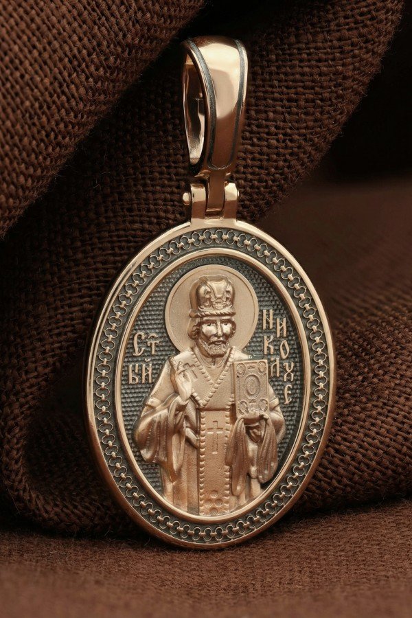 Образок из золота 585 пробы