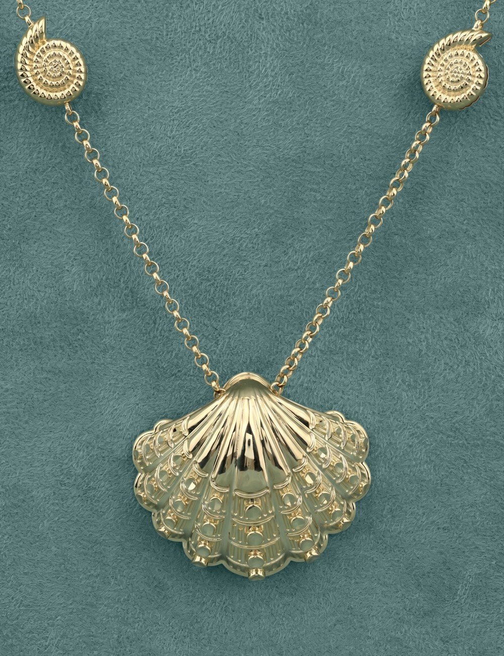 Колье из лимонного золота