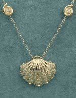 Колье из лимонного золота