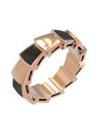Кольцо из золота 585 пробы c ониксом