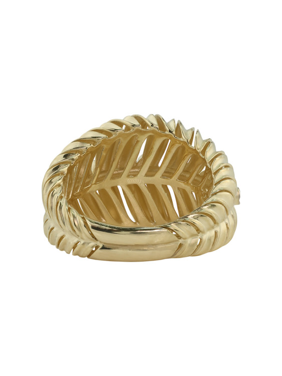 Кольцо из лимонного золота