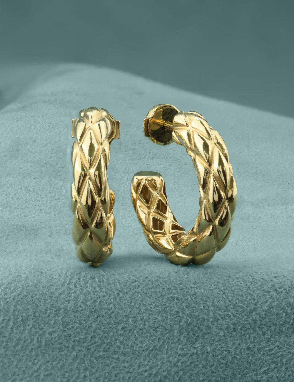 Серьги из лимонного золота 585 пробы
