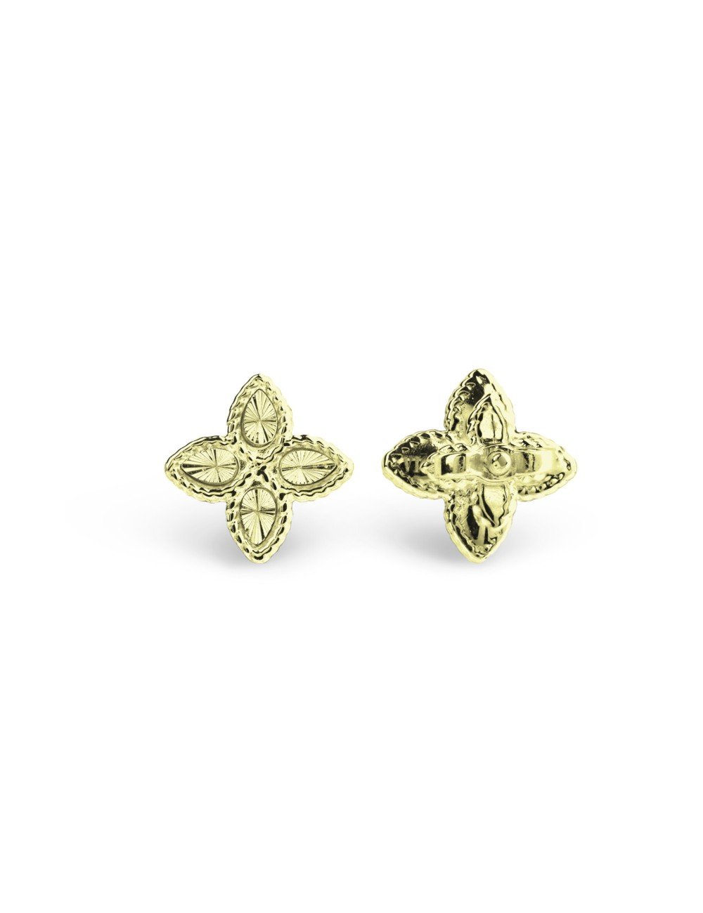 Серьги из лимонного золота 585 пробы