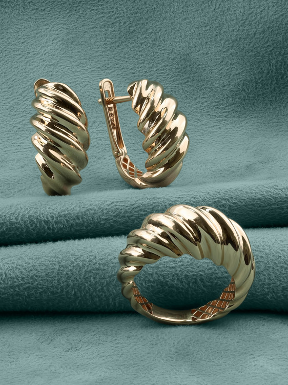 Серьги из золота