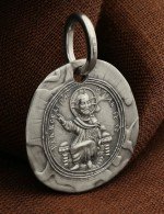 Образок из белого золота 585 пробы