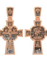 Крест из золота 585 пробы