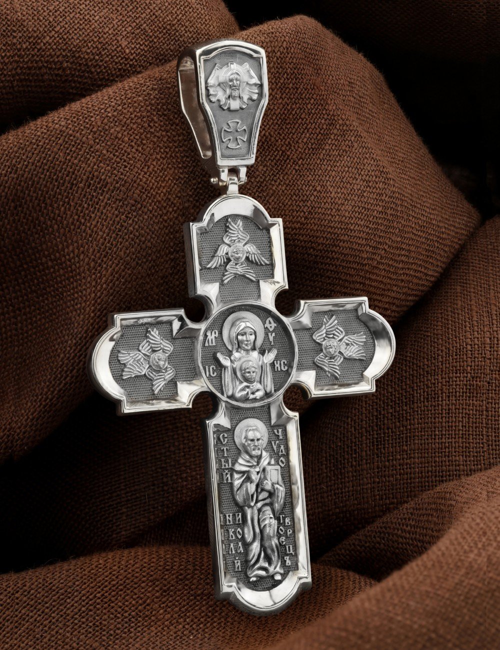 Крест из серебра 925 пробы