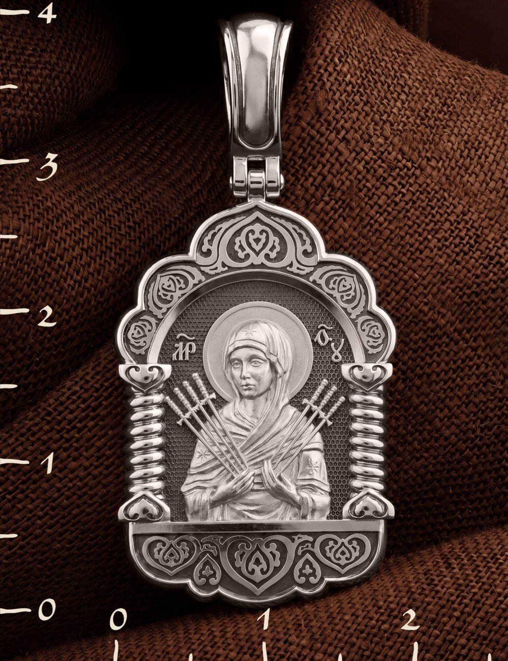 Образок из белого золота