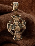 Крест из золота 585 пробы