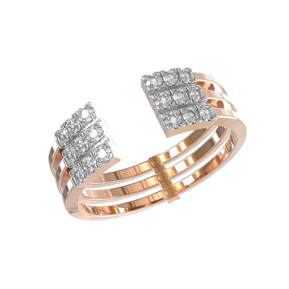 Кольцо из золота c бриллиантами