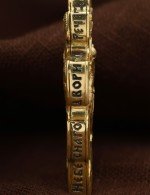 Крест из лимонного золота 585 пробы