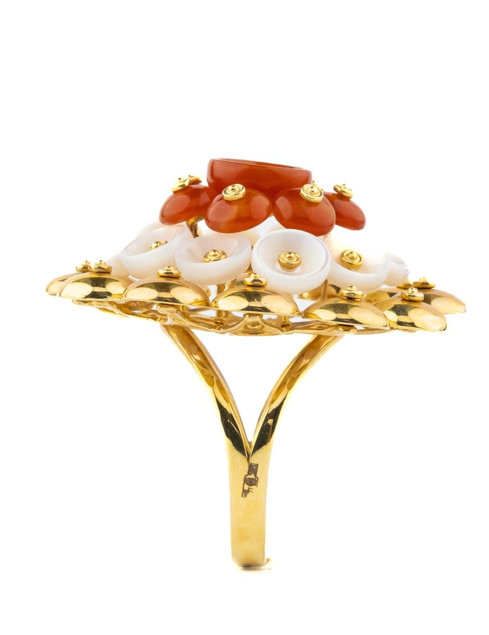 Кольцо из лимонного золота