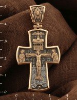 Крест из золота 585 пробы