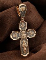 Крест из золота 585 пробы