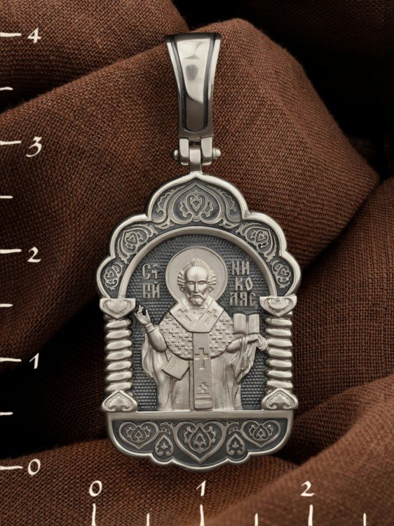 Образок из белого золота