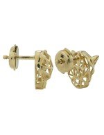 Серьги из лимонного золота 585 пробы