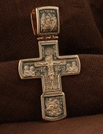 Крест из золота 585 пробы